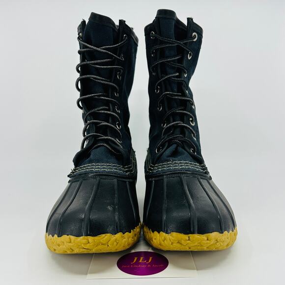 L.L. Bean Women's 10" Signature Waxed Canvas Maine Hunting Boots 270247 Size 6 - Picture 2 of 11